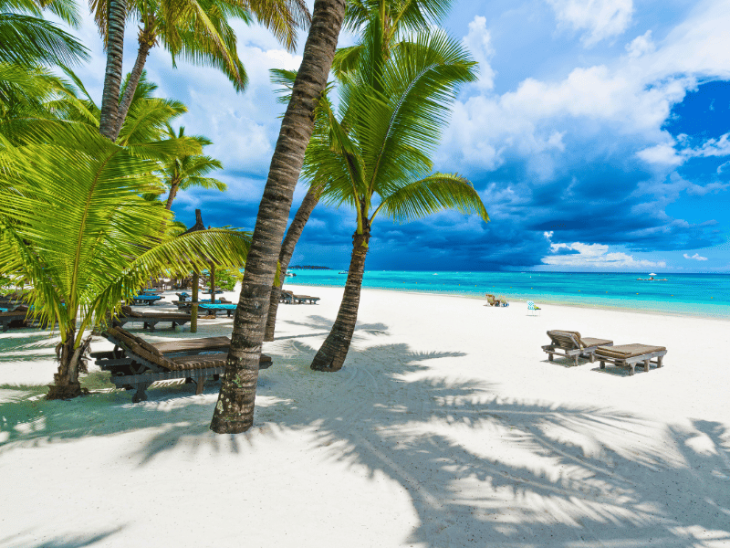 Strand auf Mauritius