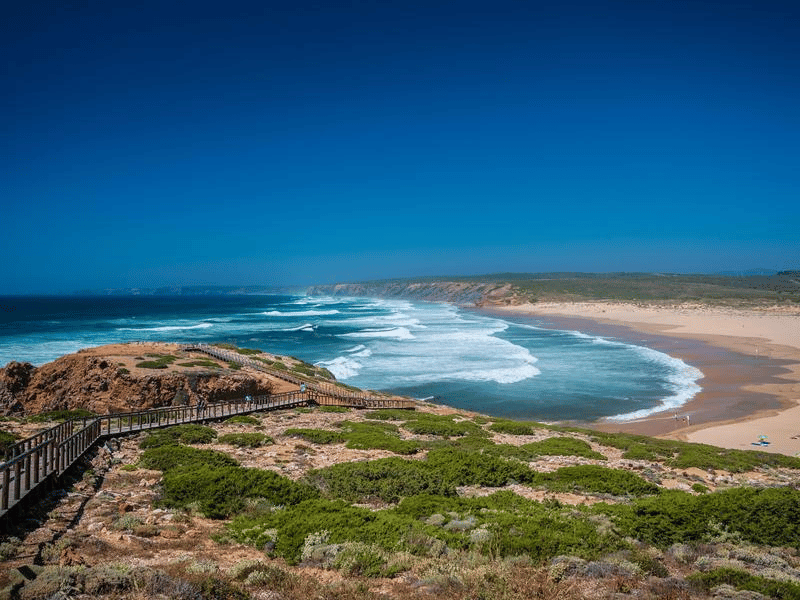 Portugal-Algarve beach near Sagres