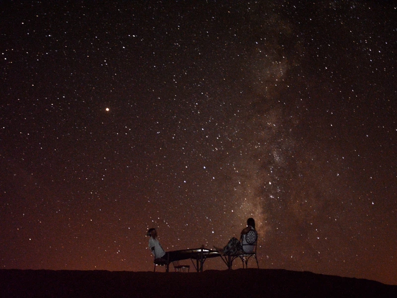 Marokko_in der Wueste unter dem Sternenhimmel