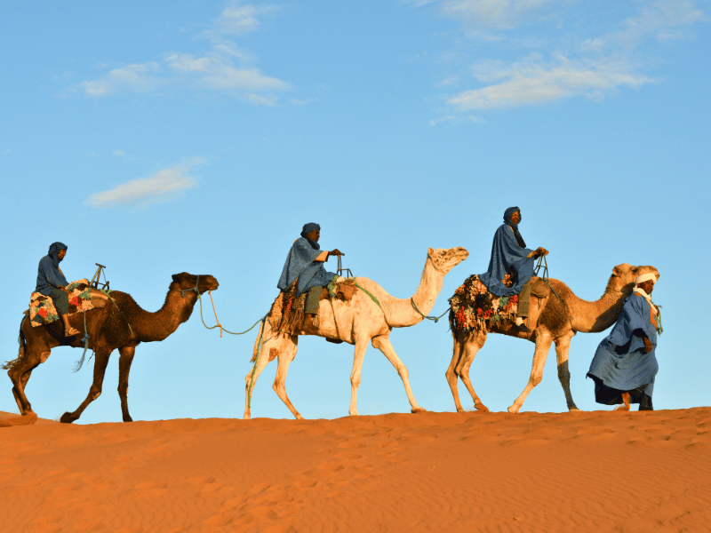 Karawane in Marokko