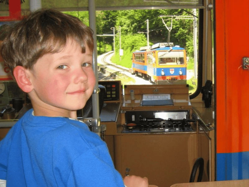 Malerische Odontotos Zahnradbahn Griechenland