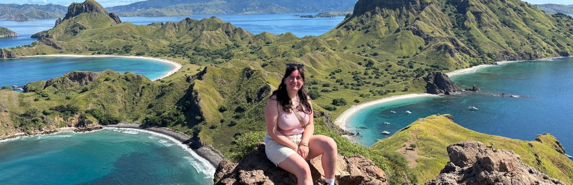 Padar Island auf Komodo in Indonesien