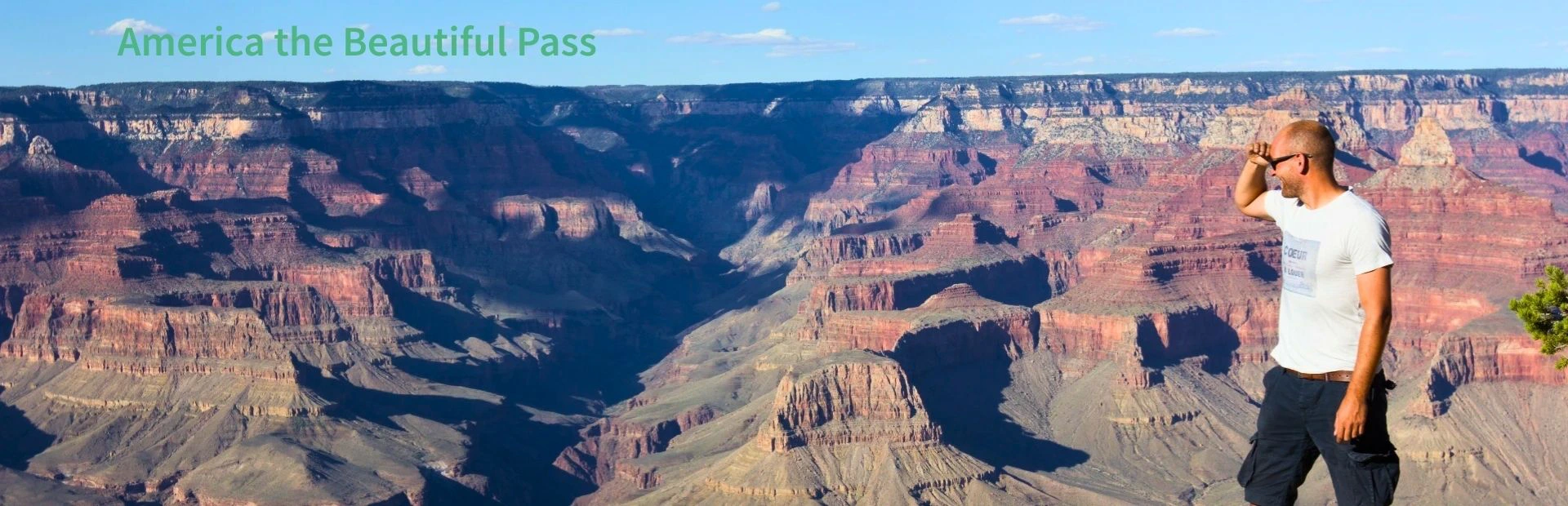 Reisender am Grand Canyon