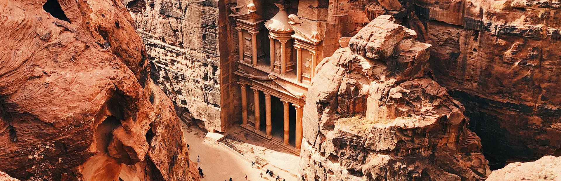 Felsenstadt Petra in Jordanien