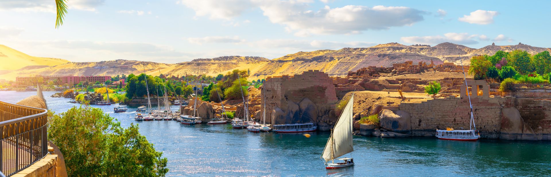 Der Nil in Ägypten