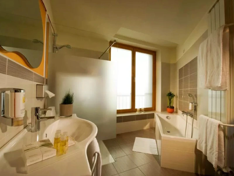 Ljubljana Komforthotel Badezimmer