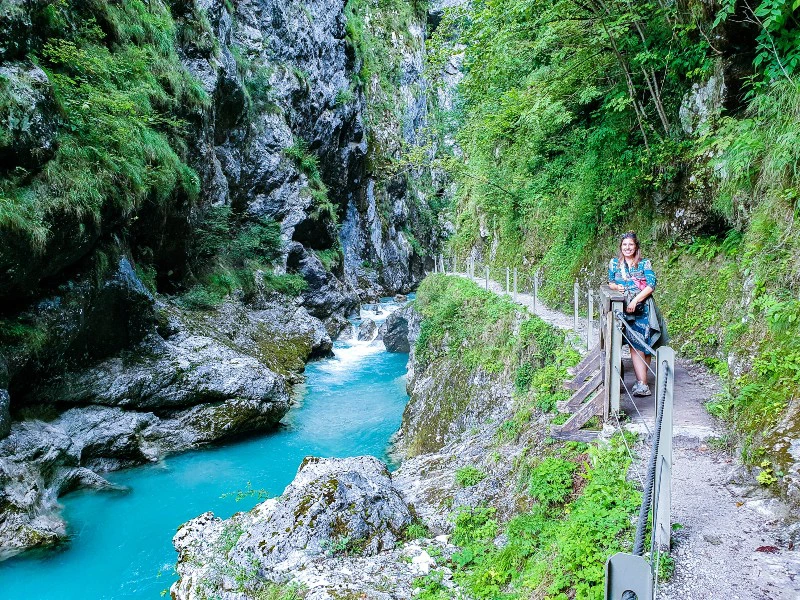 Wanderung im Soca Valley