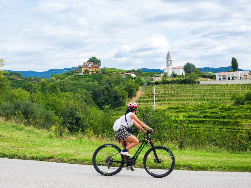 Radeln in der Weinregion Brda