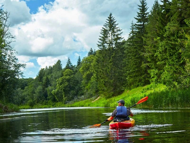 Kajak fahren in Ostrog