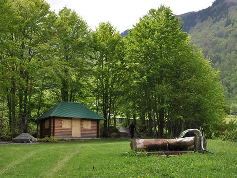 Montenegro abgelegene Hütte im Nationalpark