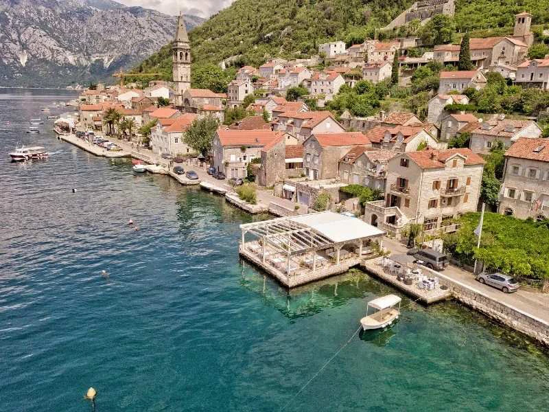 Küste von Kotor Montenegro