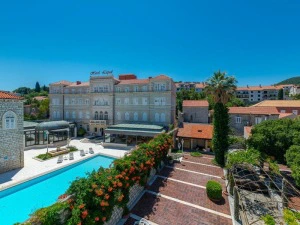 Blick auf das Hotel in Dubrovnik