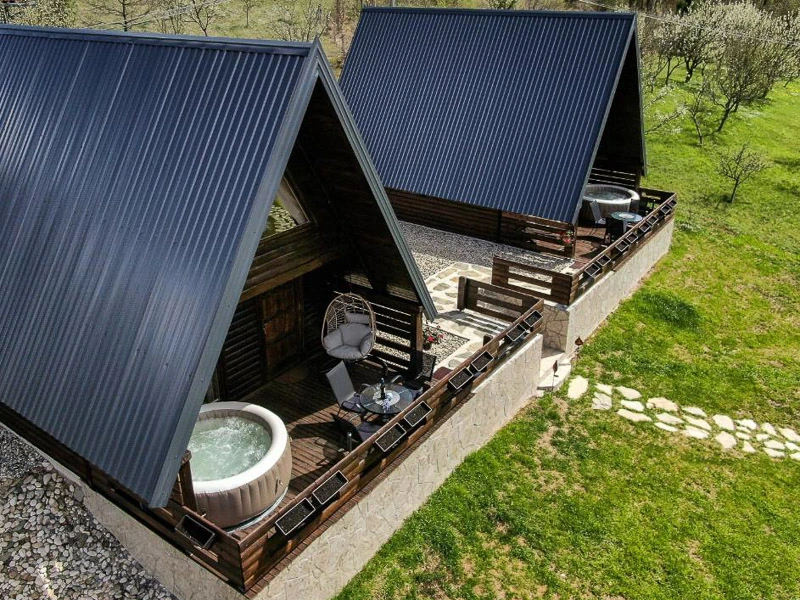 Bungalows von außen