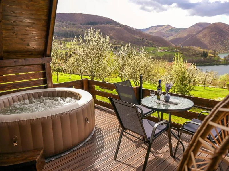 Whirpool auf der Terasse