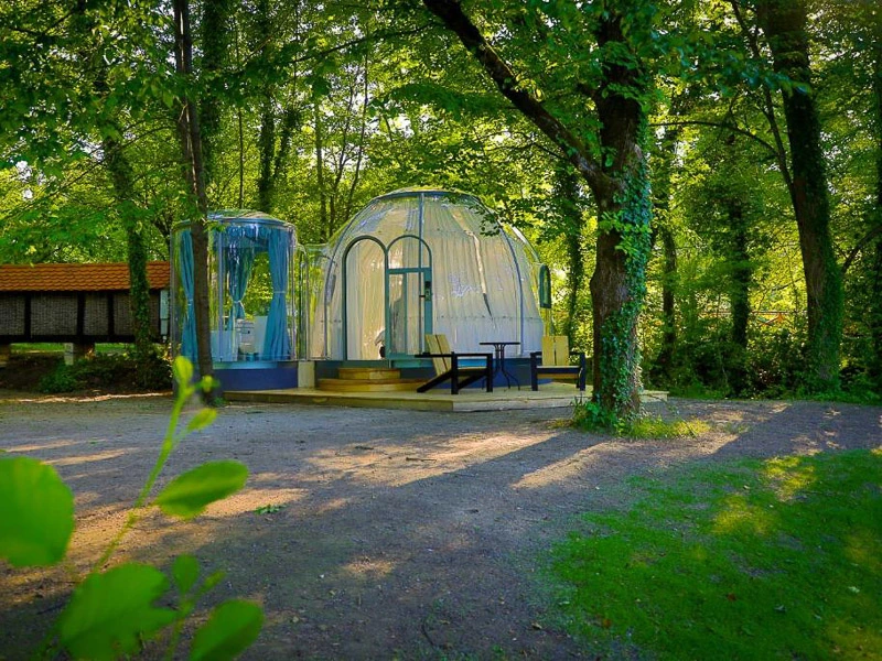 Glamping Zelt mit Weg