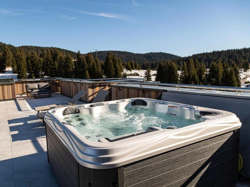 Whirpool auf der Dachterasse