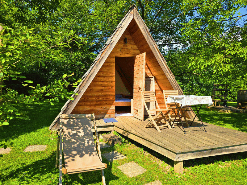 Glamping Hütte in Slowenien