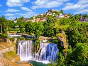 Wasserfälle in Jajce