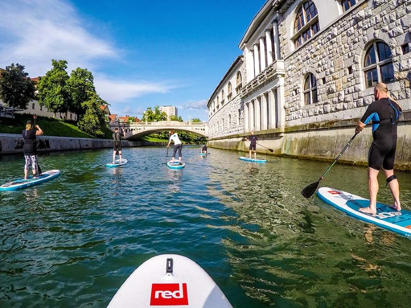 Stand-Up Paddle Tour auf der Ljubljanica