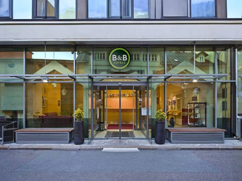 Hotel von außen in Maribor im Zentrum