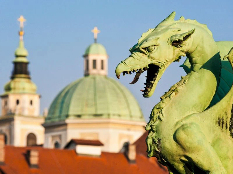 Stadt Ljubljana, Slowenien