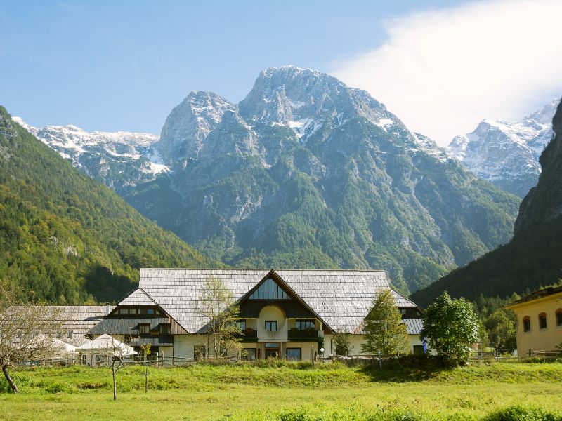 Soca Tal in Slowenien