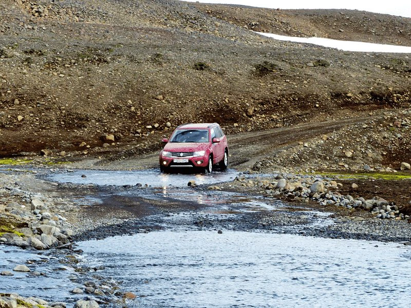 Wasserstraße in Island