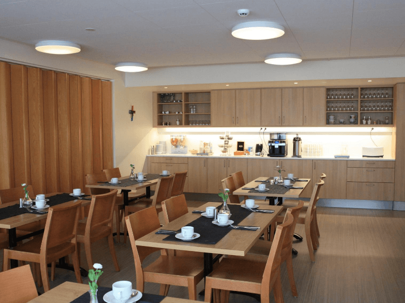 Frühstücksraum der Unterkunft