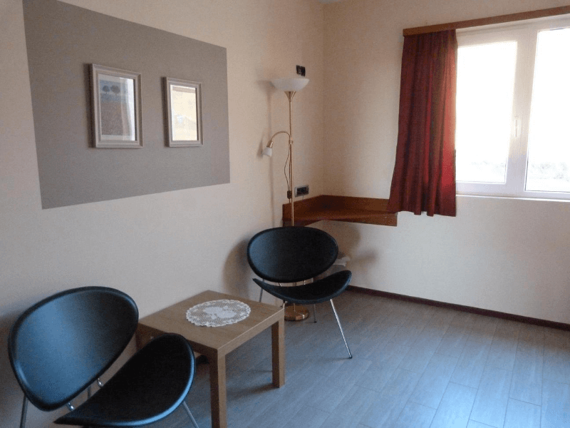 Sitzecke des Zimmers