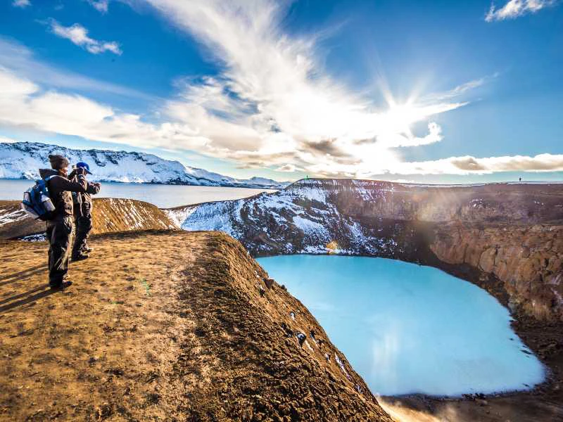 Myvatn Urlaub mit Kindern: Askja Caldera