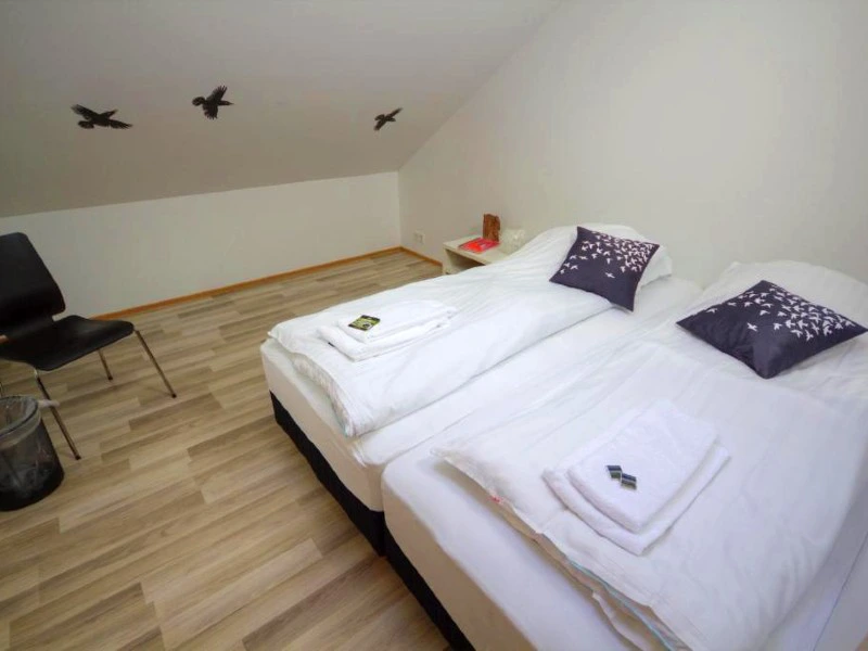 Island-Hotel- schlafzimmer