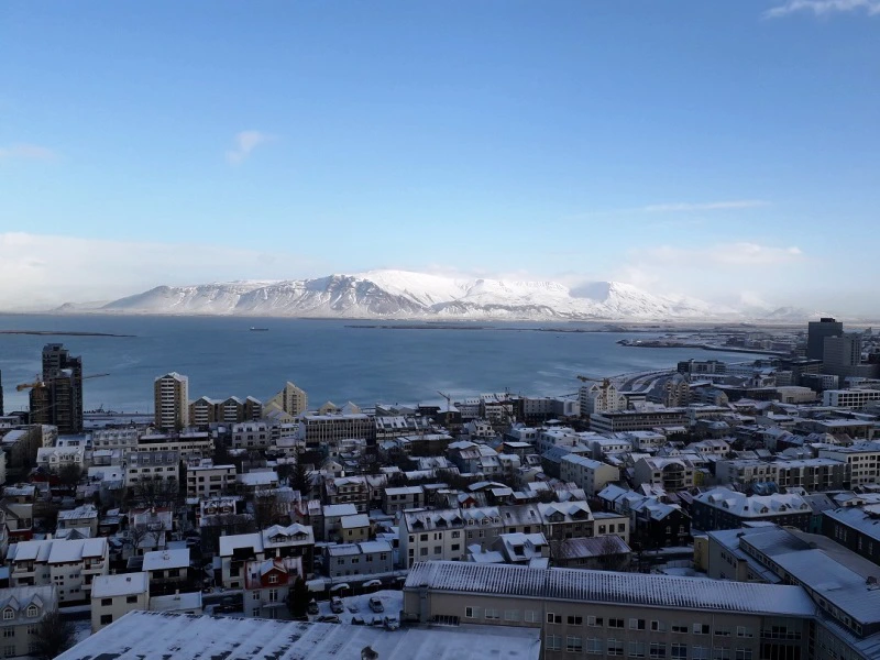 Reykjavik im Winter