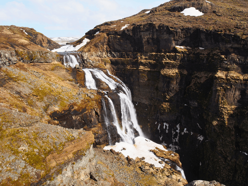 Island Wasserfälle Glymur