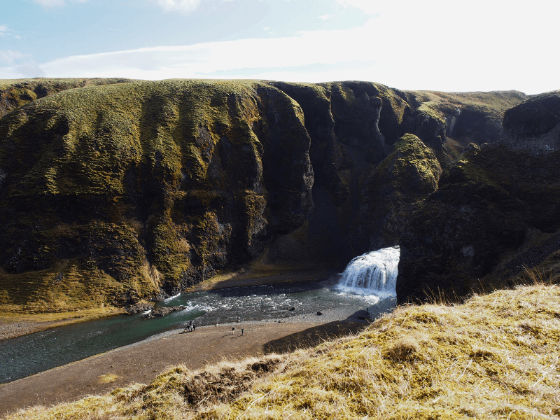 Island Wasserfälle Stjórnarfoss