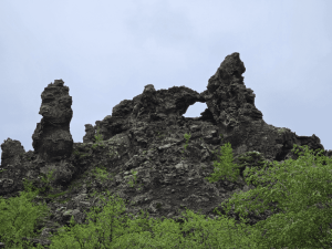 Steinformationen beim Lavafeld Dimmuborgir