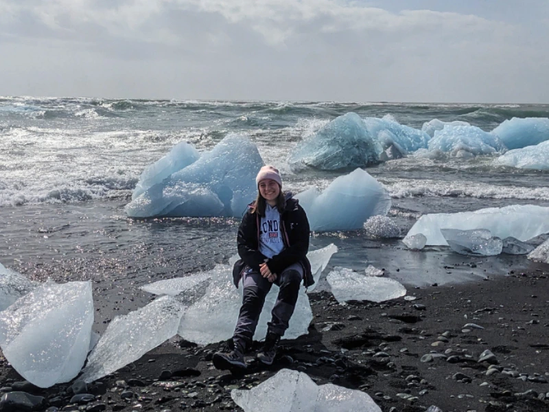 Leonie am Diamond Beach