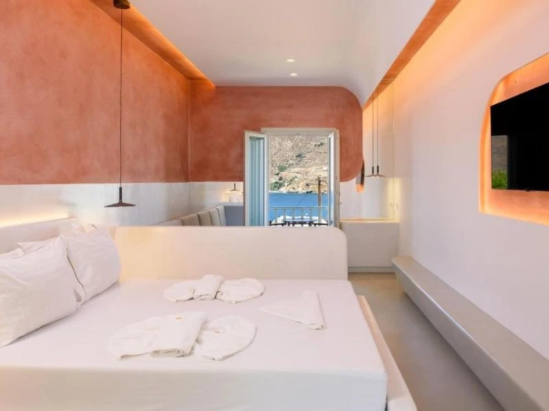Hotelzimmer auf Amorgos, Griechenland