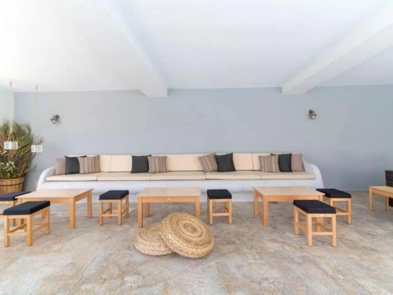 Lobby des Hotels auf Naxos, Griechenland