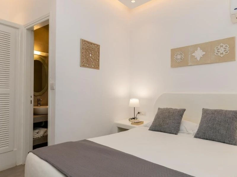 Zimmer auf Santorini, Griechenland