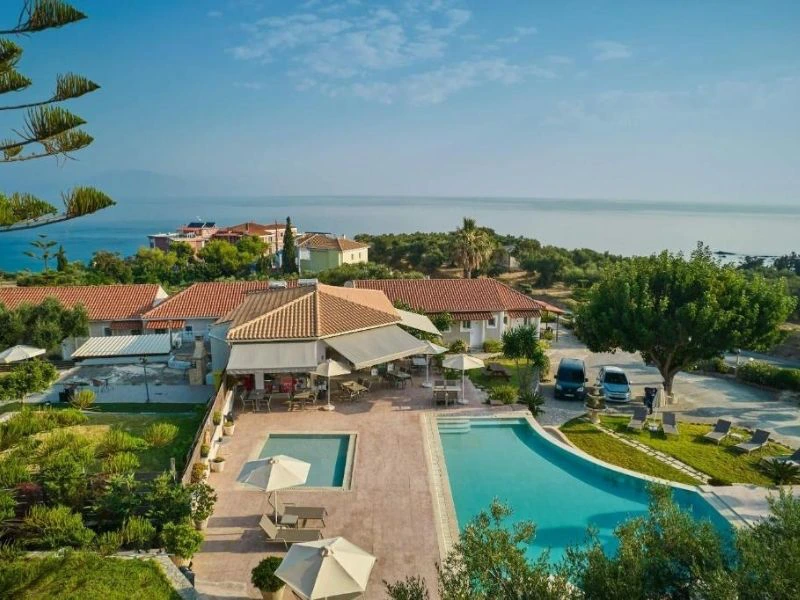 Pool der Unterkunft auf Zakynthos, Griechenland