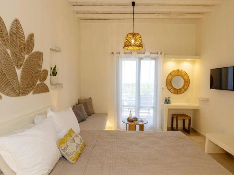 Zimmer im Komforthotel auf Tinos, Griechenland