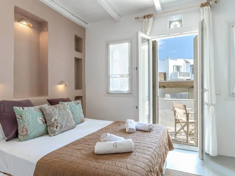Zimmer im Komforthotel auf Tinos, Griechenland