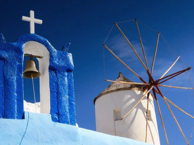 Griechenland Inseln Kykladen Windmuehle