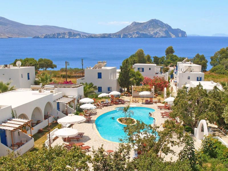 Amorgos Griechenland Kykladen Hotel mit Pool
