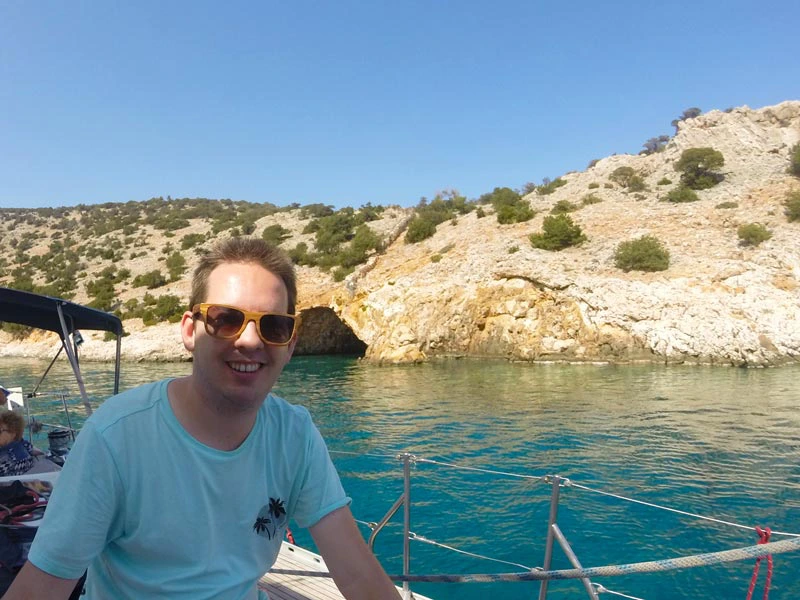 Griechenland Naxos Kykladen Segeltour Bootsausflug