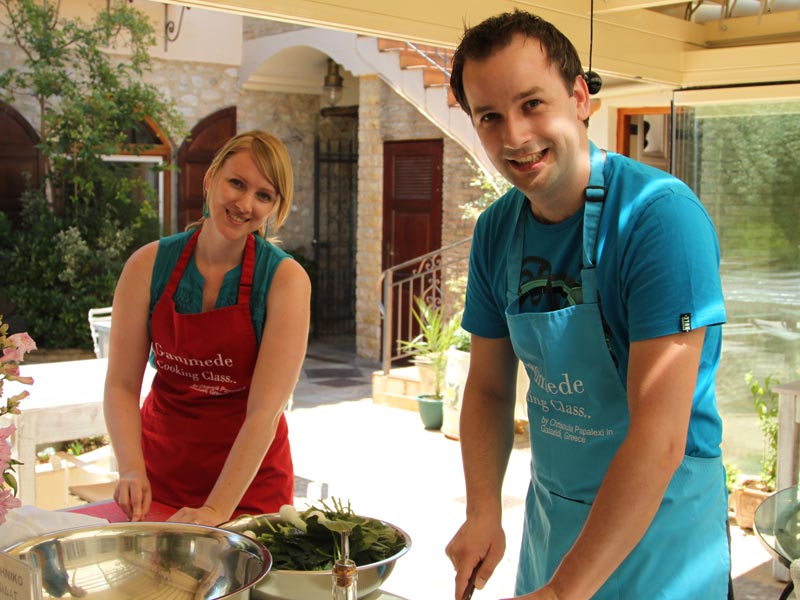 Kochkurs in Galaxidi Griechenenland
