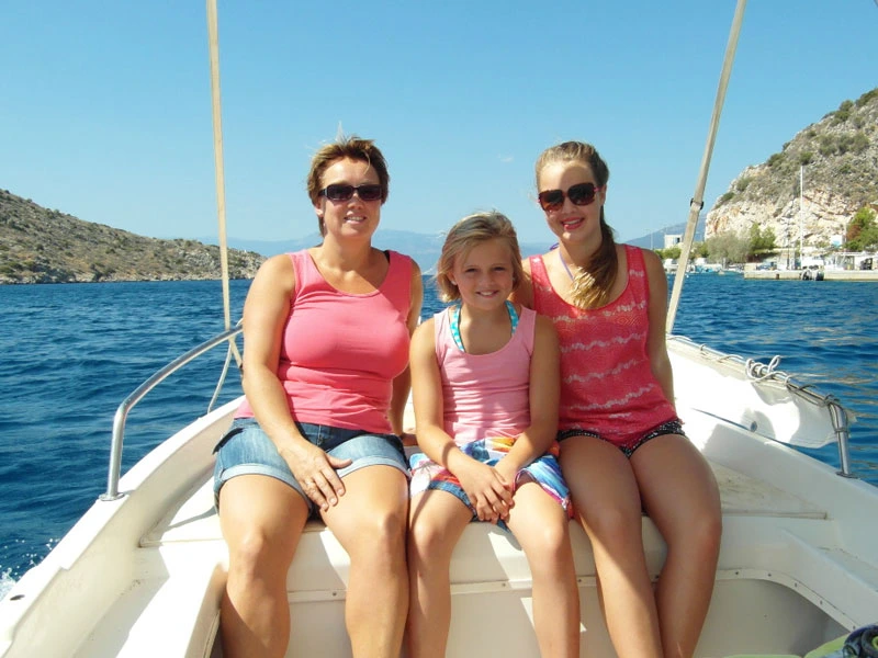 Familienurlaub in Griechenland mit Bootsausflug in Tolo