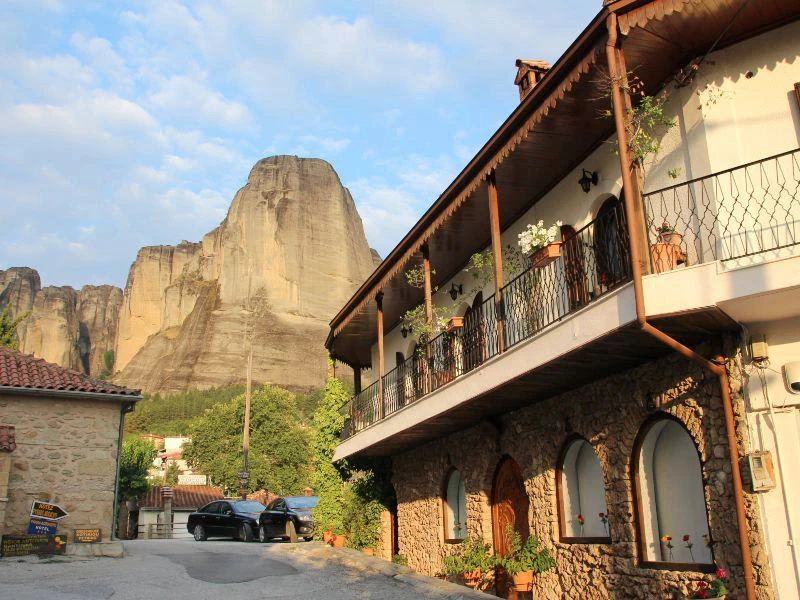 Meteora Hotel Aussicht