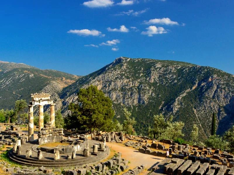 Delphi Tempel Griechenland