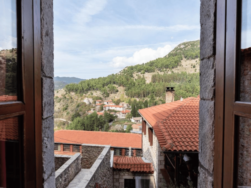 Dimitsana Hotel Ausblick